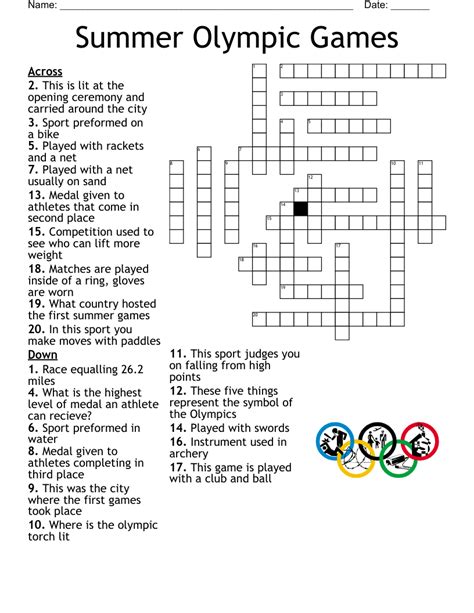 Summer olympics sport crossword clue. Things To Know About Summer olympics sport crossword clue. 